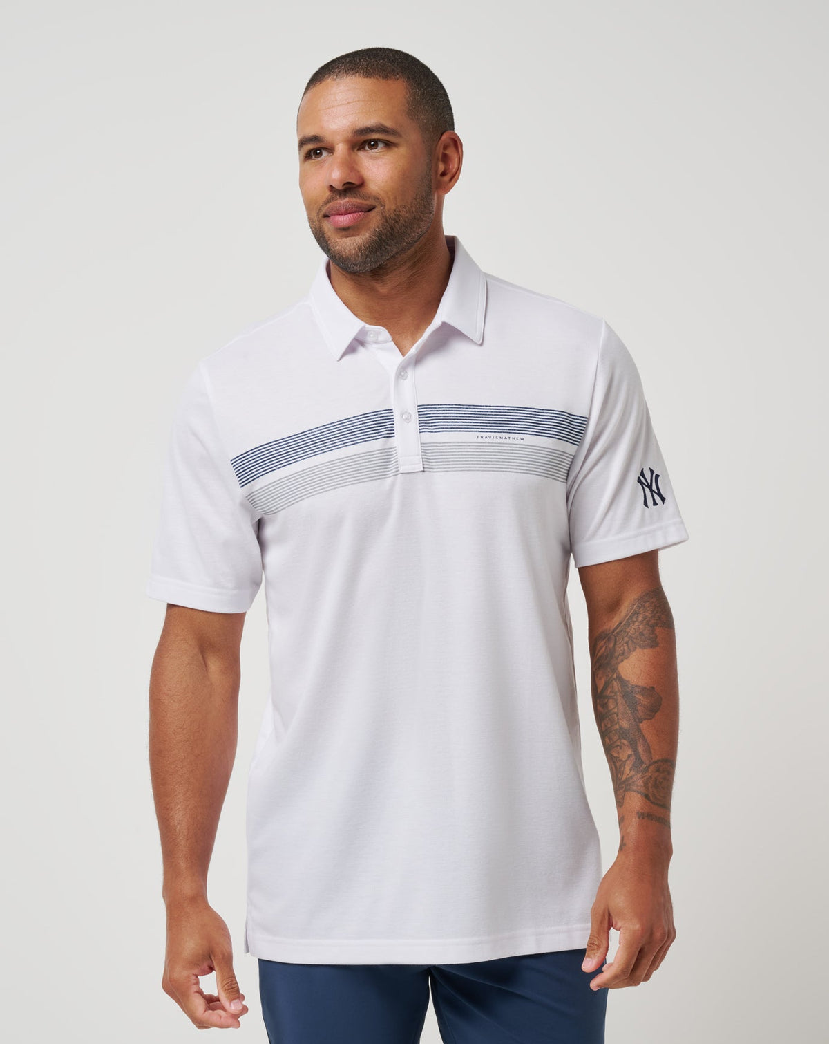 New York Yankees Top Recruit Polo - Travis Mathew