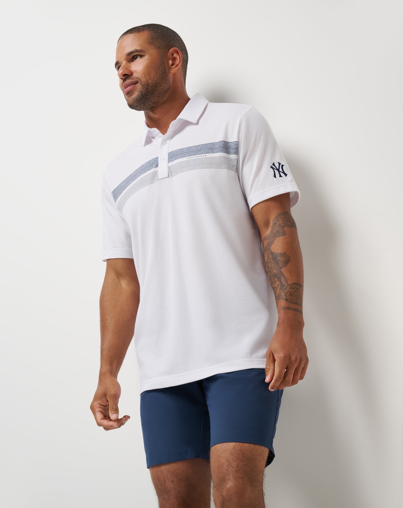 New York Yankees Top Recruit Polo - Travis Mathew