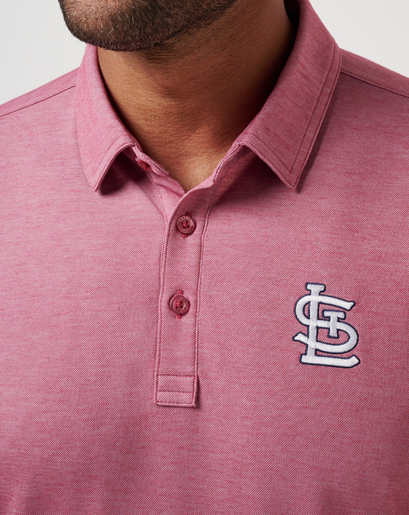 St Louis Cardinals Playoff Pitch Polo - Travis Mathew