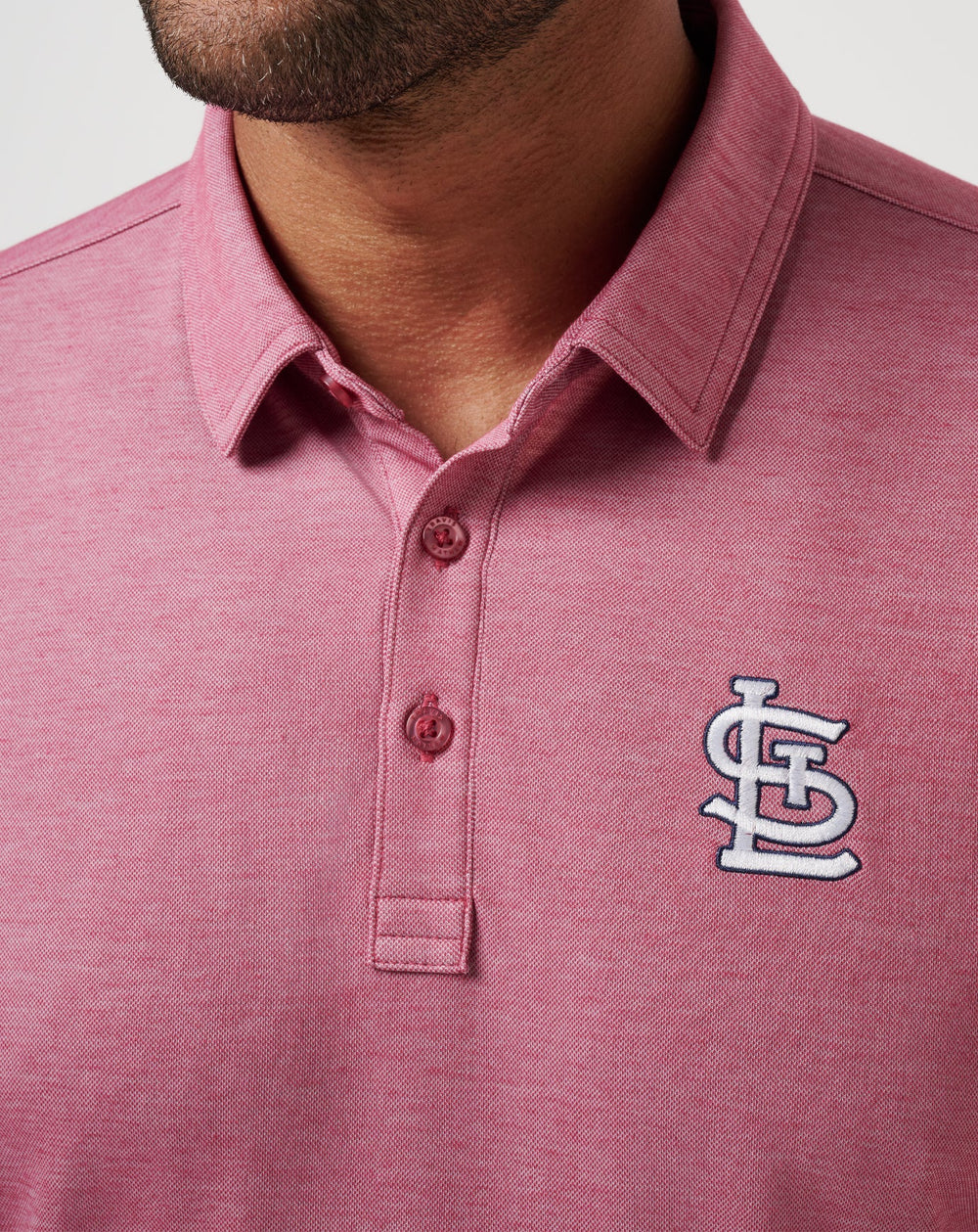 St Louis Cardinals Playoff Pitch Polo - Travis Mathew