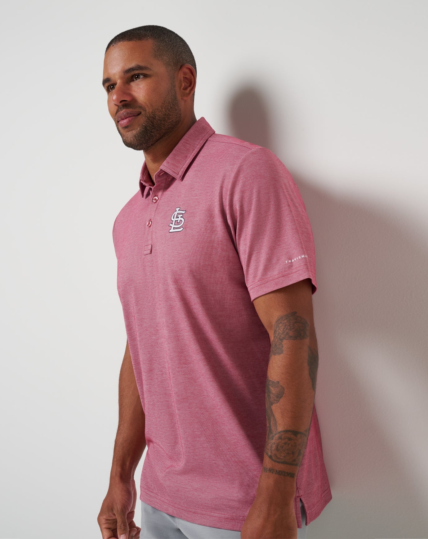 St Louis Cardinals Playoff Pitch Polo - Travis Mathew
