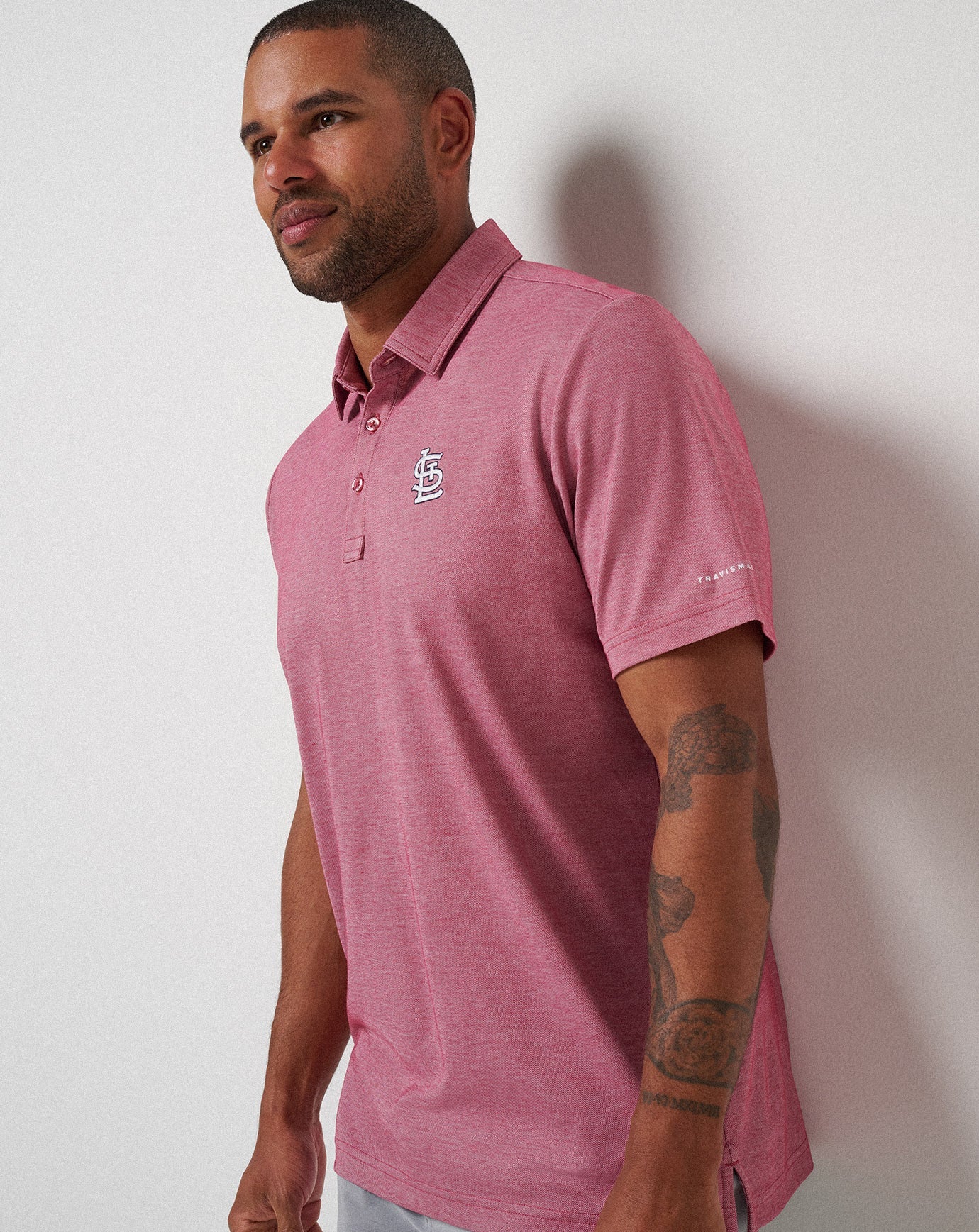 St Louis Cardinals Playoff Pitch Polo - Travis Mathew