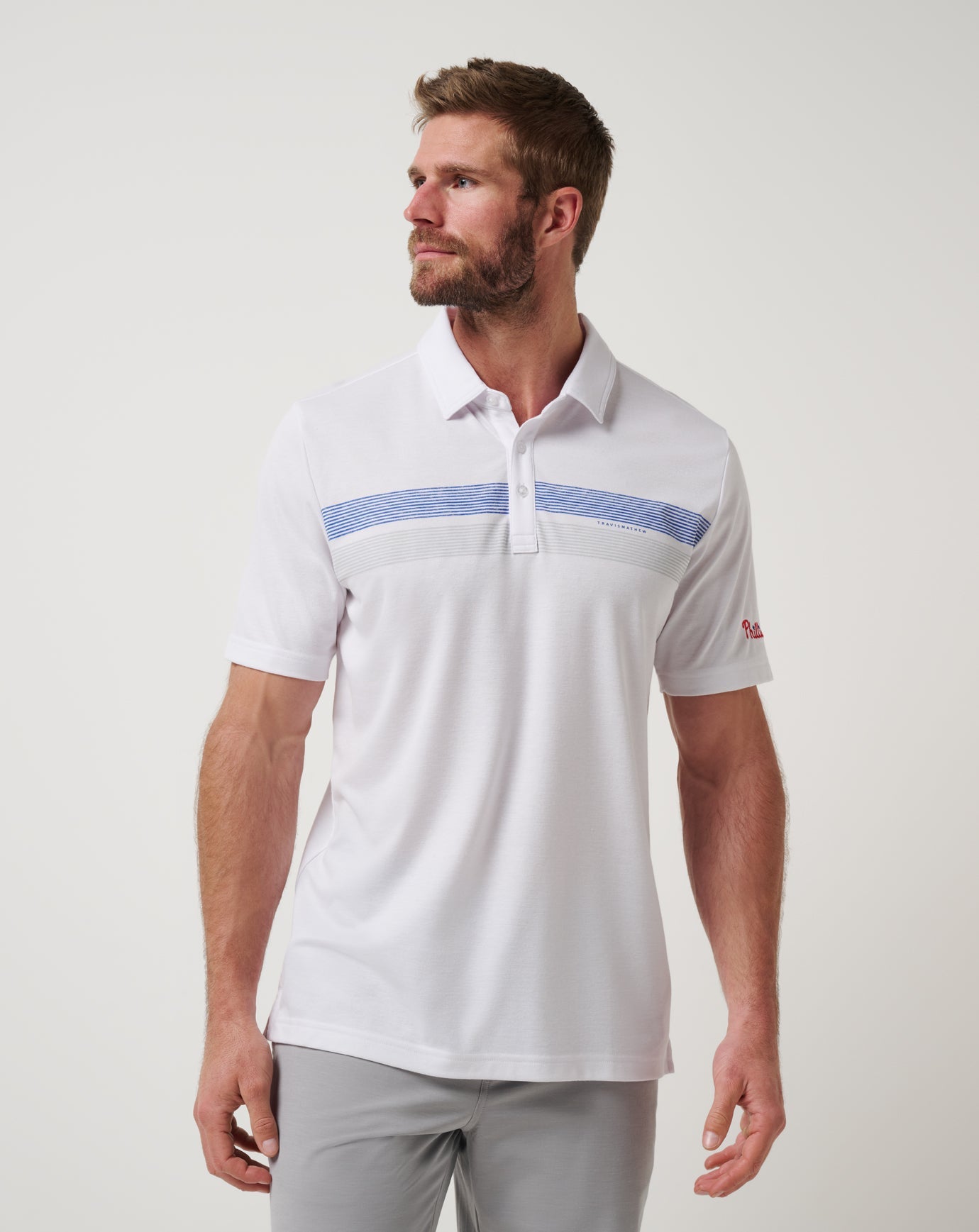 Philadelphia Phillies Top Recruit Polo - Travis Mathew