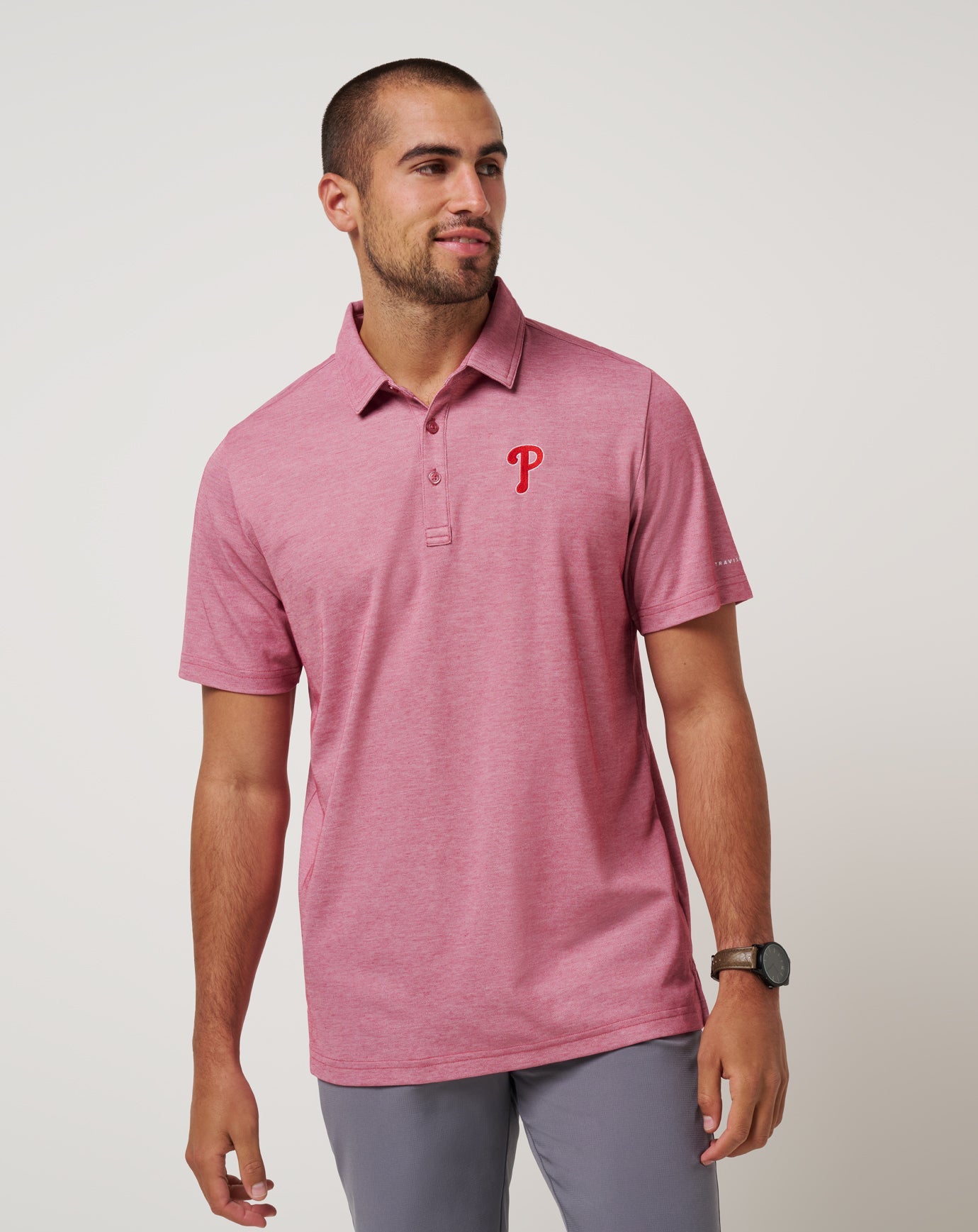 Philadelphia Phillies Playoff Pitch Polo - Travis Mathew