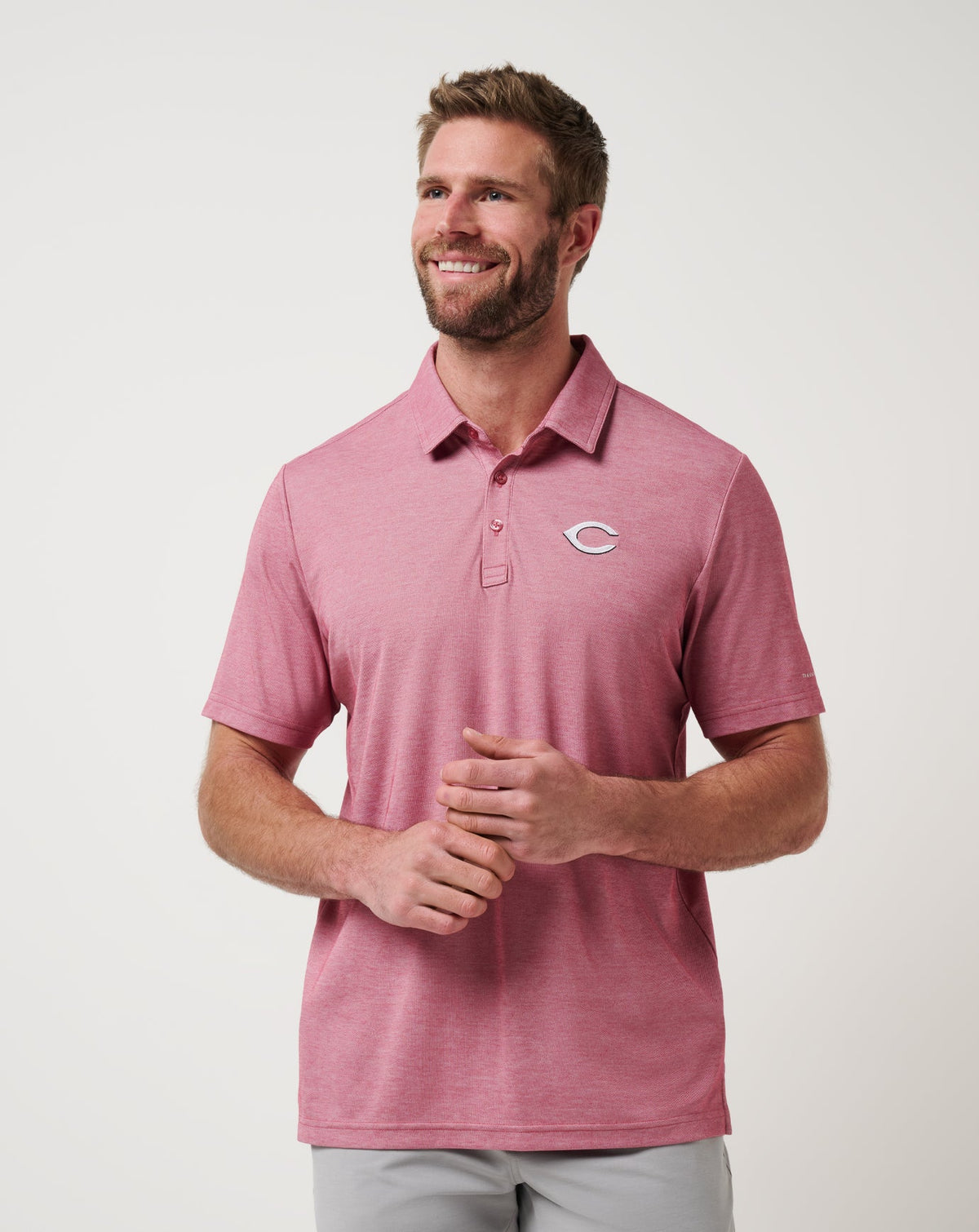 Cincinnati Reds Playoff Pitch Polo - Travis Mathew