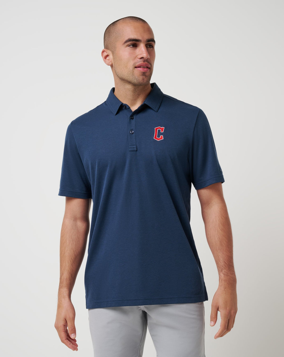 Cleveland Guardians Playoff Pitch Polo - Travis Mathew
