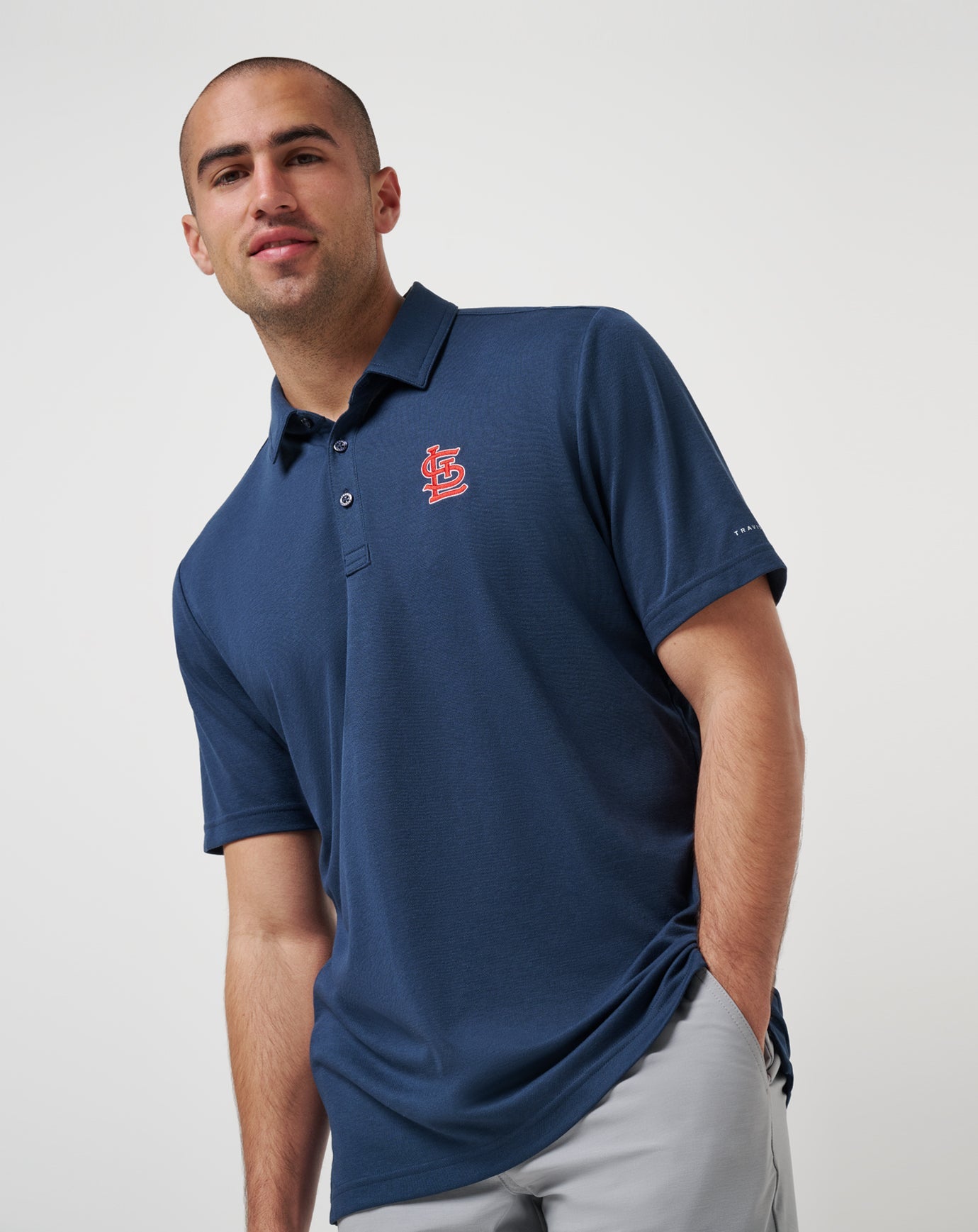 St Louis Cardinals Playoff Pitch Polo - Travis Mathew