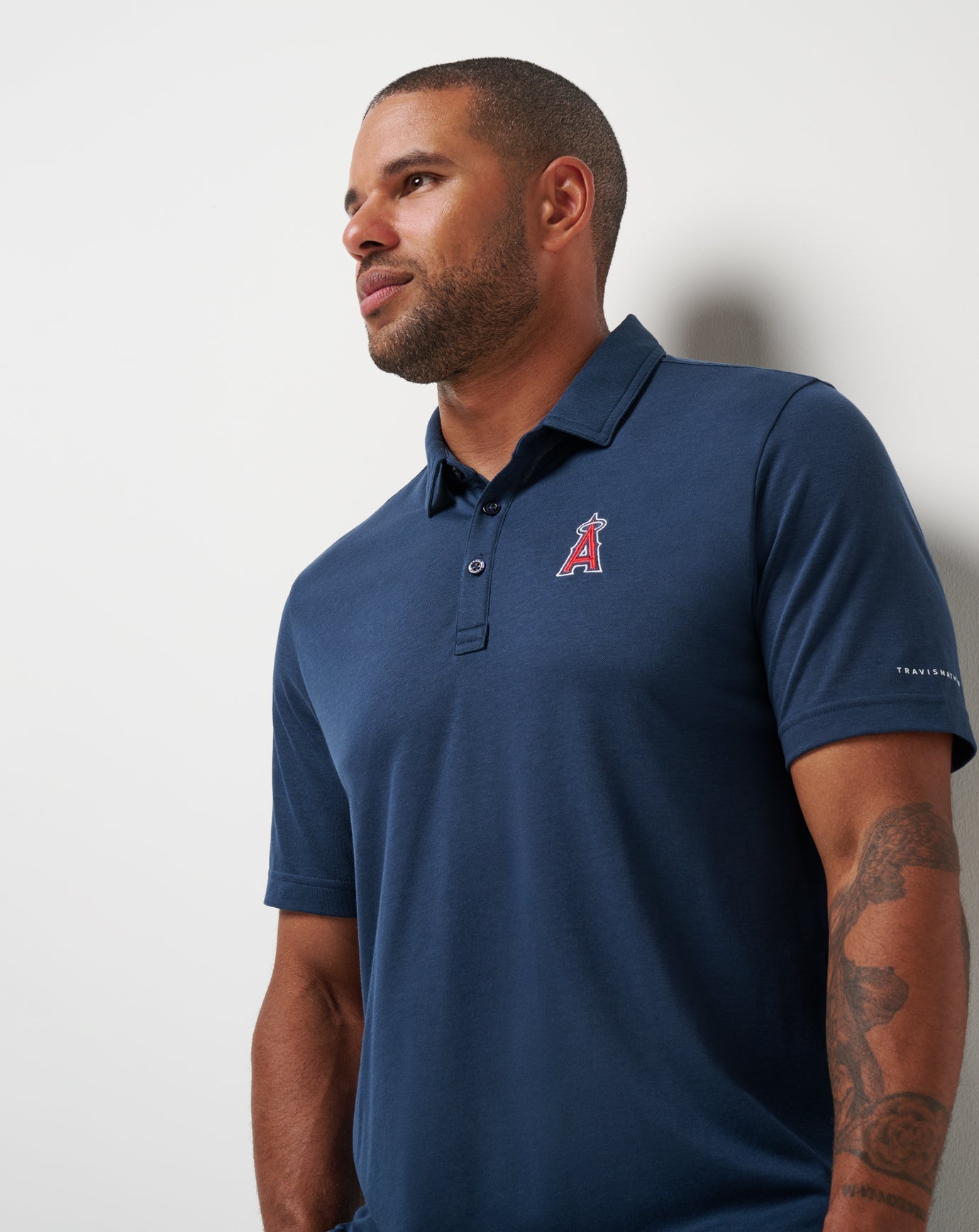 Los Angeles Angels Playoff Pitch Polo - Travis Mathew