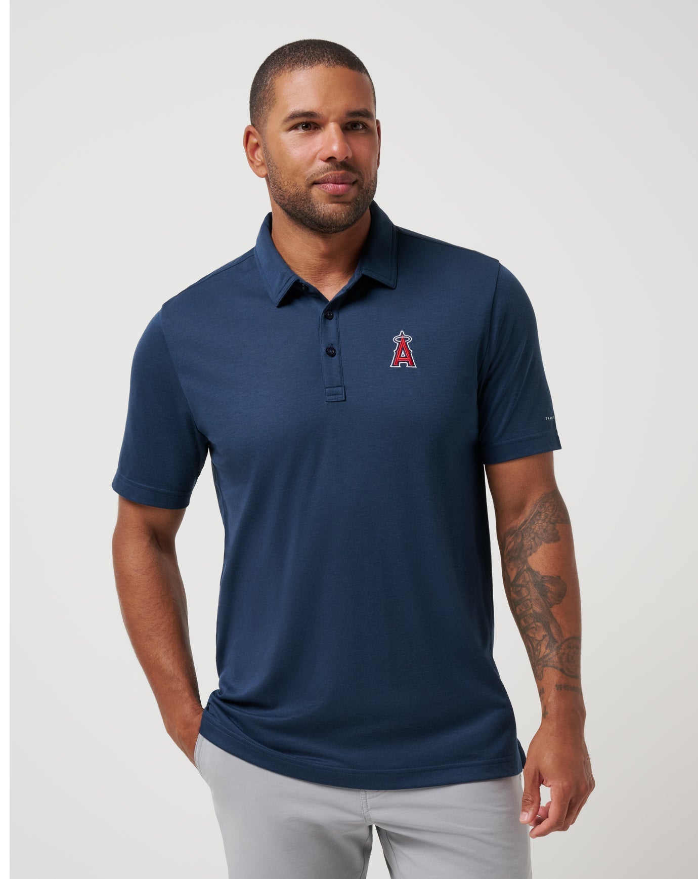 Los Angeles Angels Playoff Pitch Polo - Travis Mathew