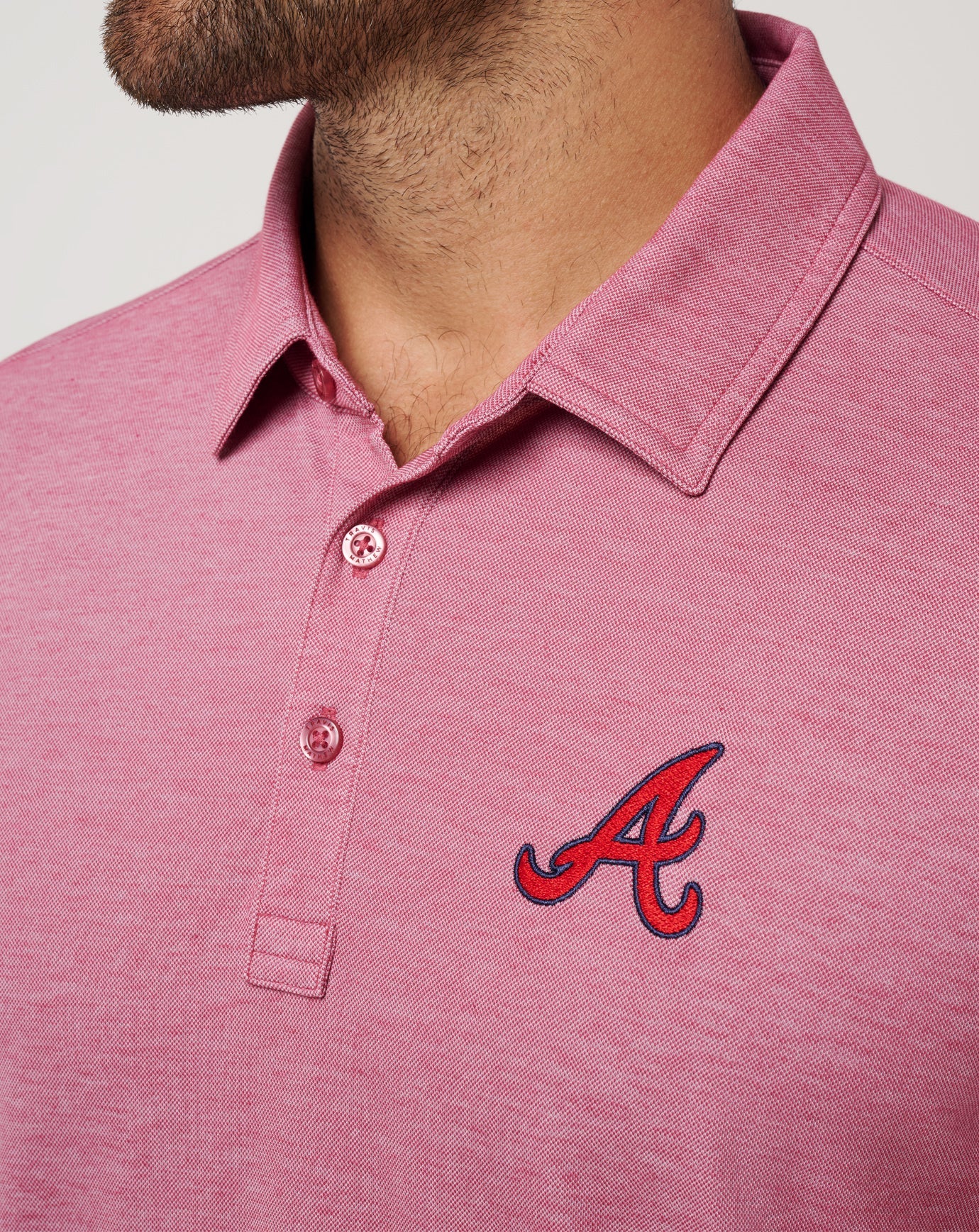 Atlanta Braves Playoff Pitch Polo - Travis Mathew