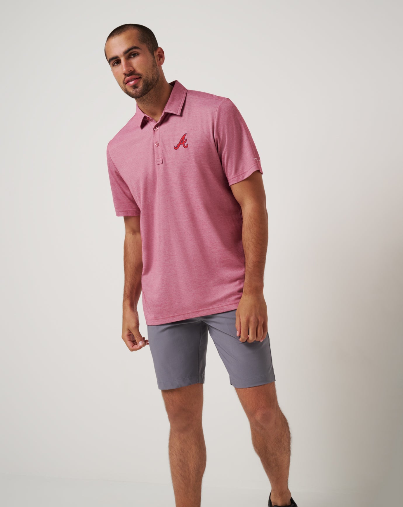 Atlanta Braves Playoff Pitch Polo - Travis Mathew