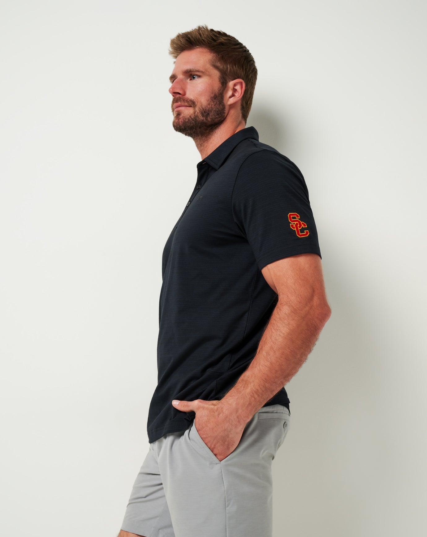 USC The Heater Polo - Travis Mathew
