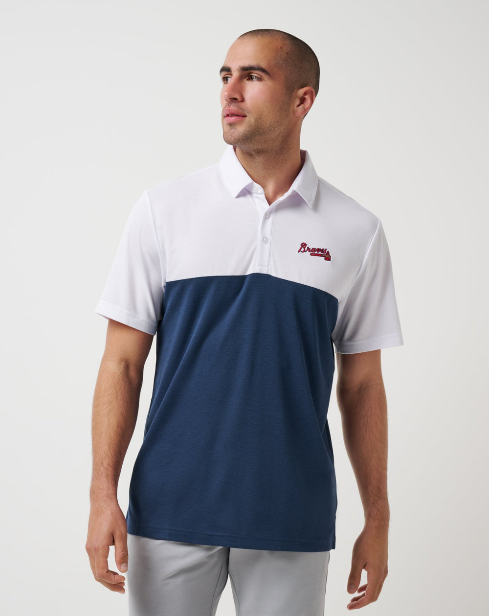 Atlanta Braves Home Run Leader Polo - Travis Mathew