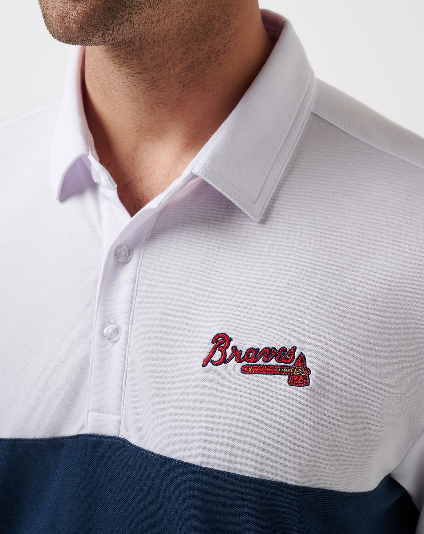 Atlanta Braves Home Run Leader Polo - Travis Mathew