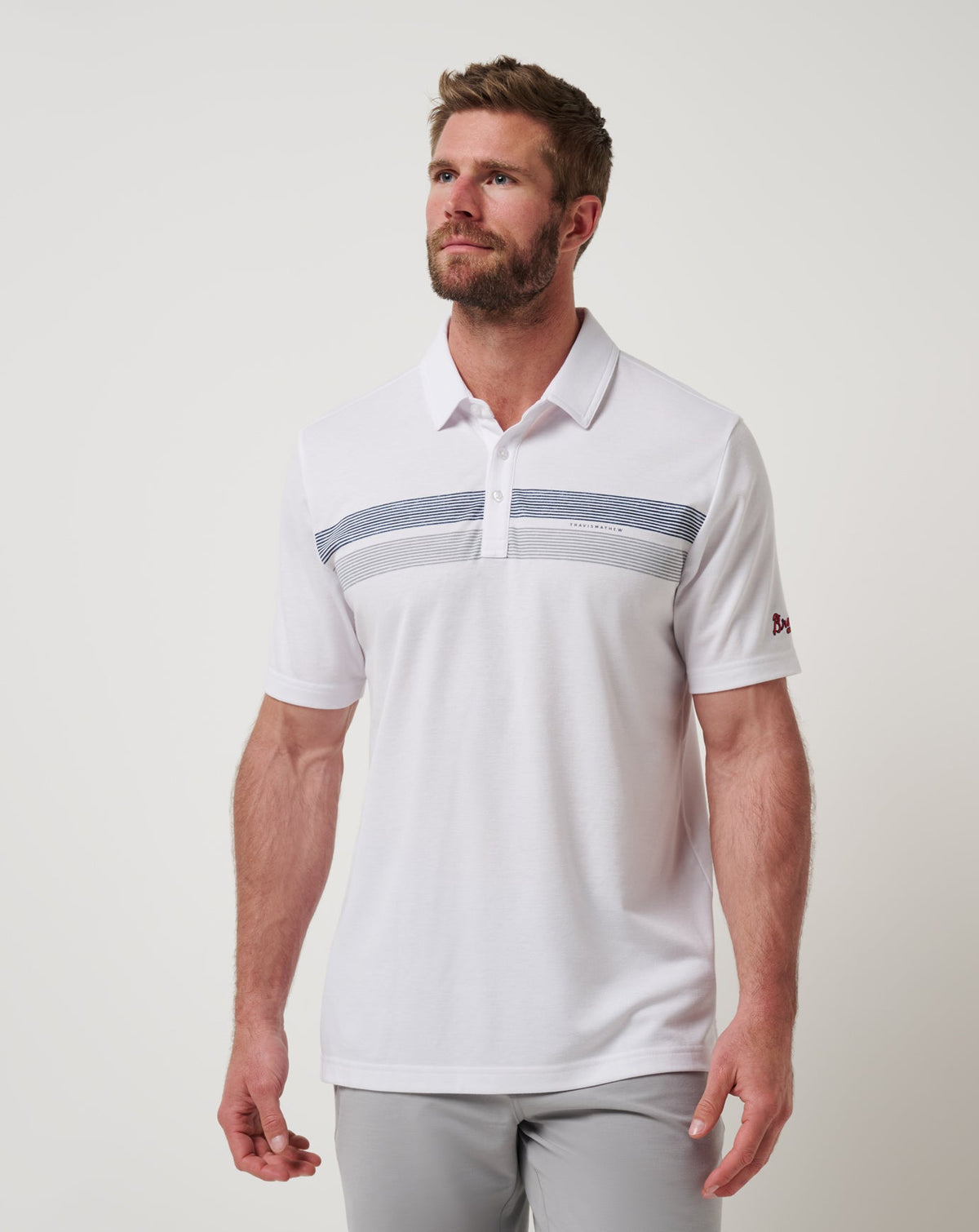 Atlanta Braves Top Recruit Polo - Travis Mathew