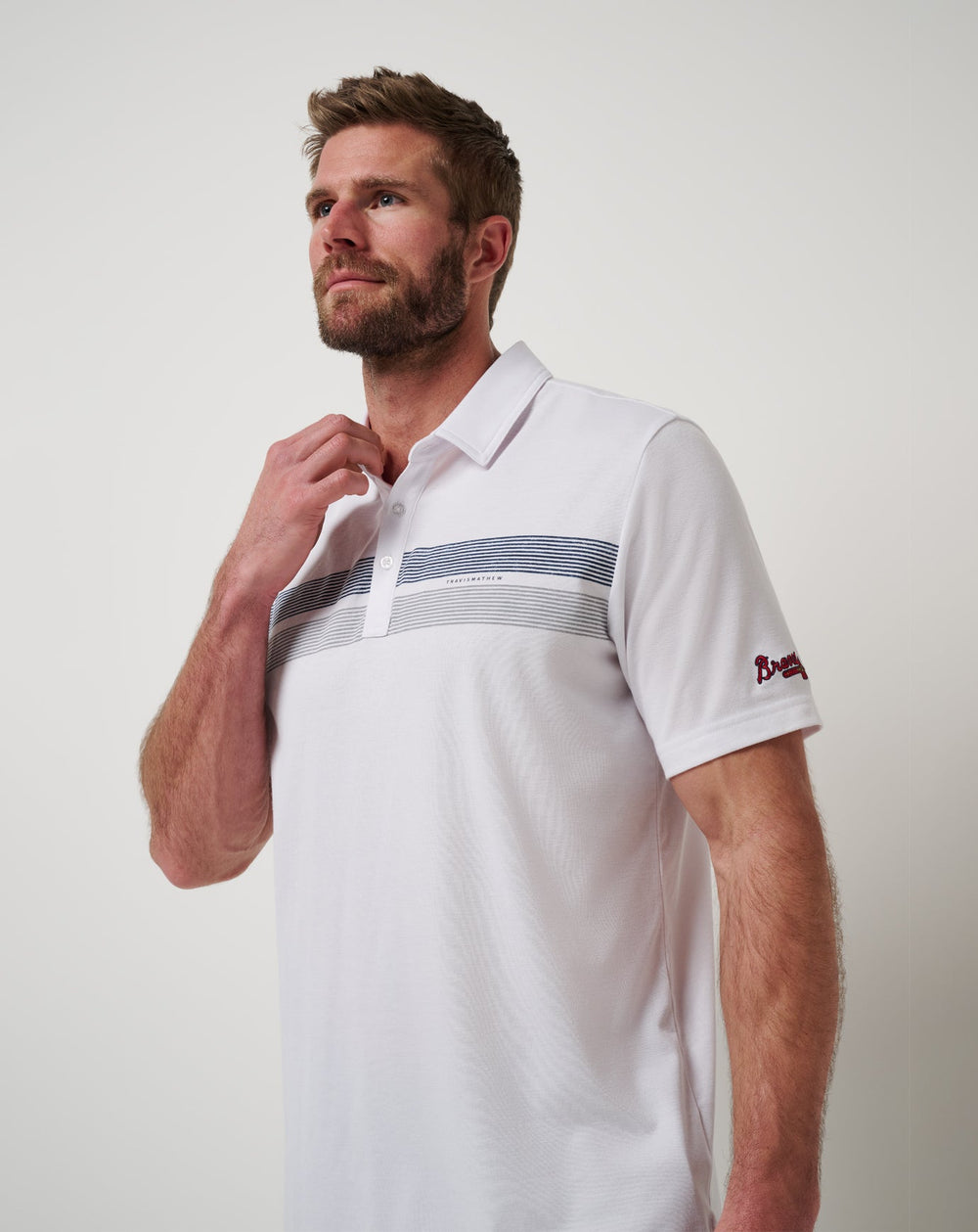 Atlanta Braves Top Recruit Polo - Travis Mathew
