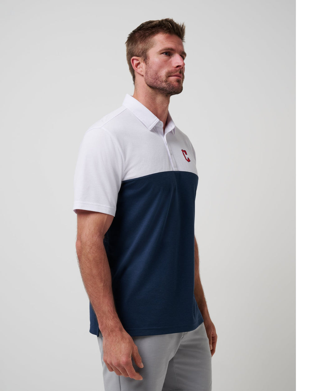 Cleveland Guardians Home Run Leader Polo - Travis Mathew