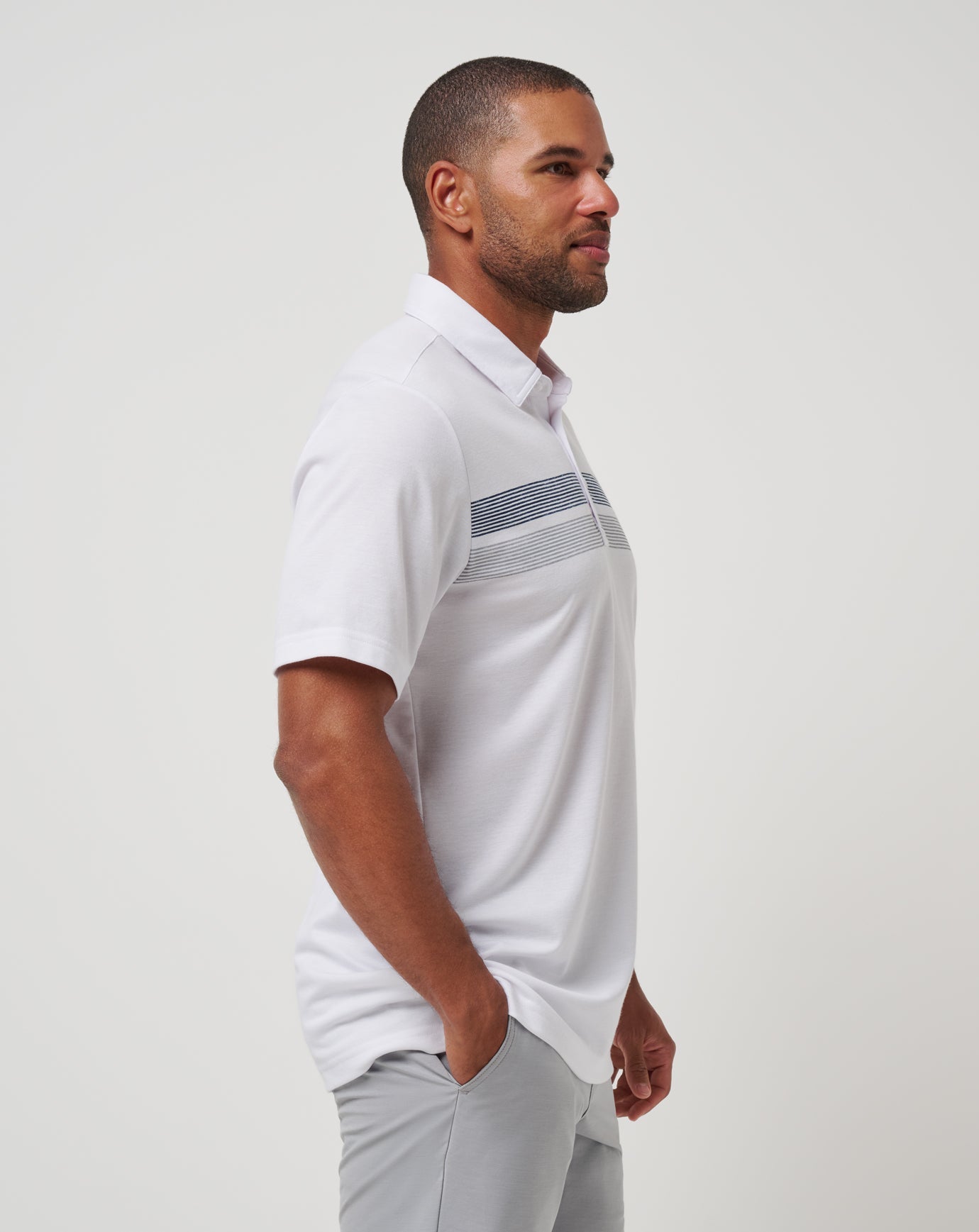 Cleveland Guardians Top Recruit Polo - Travis Mathew