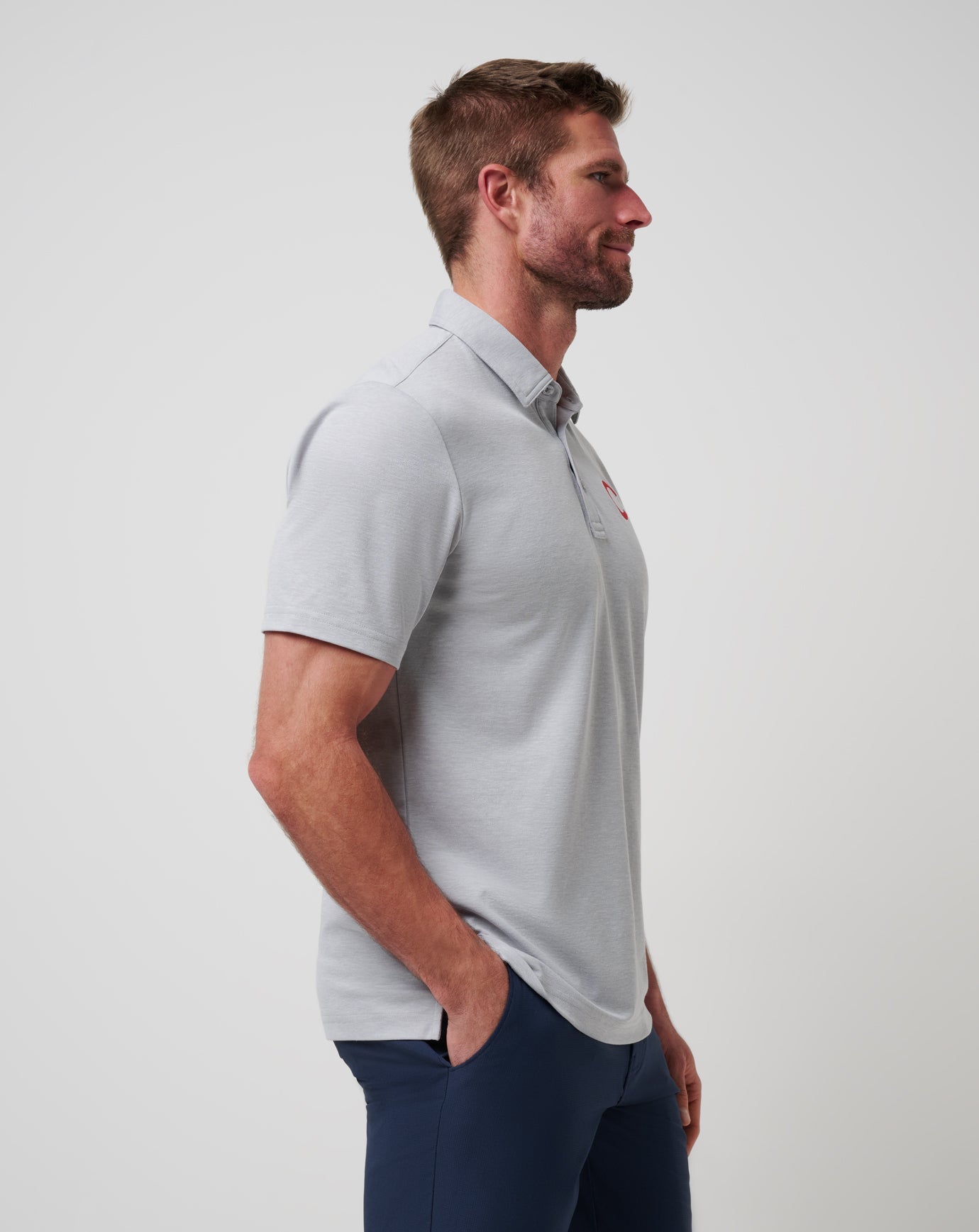 Chicago Cubs Playoff Pitch Polo - Travis Mathew