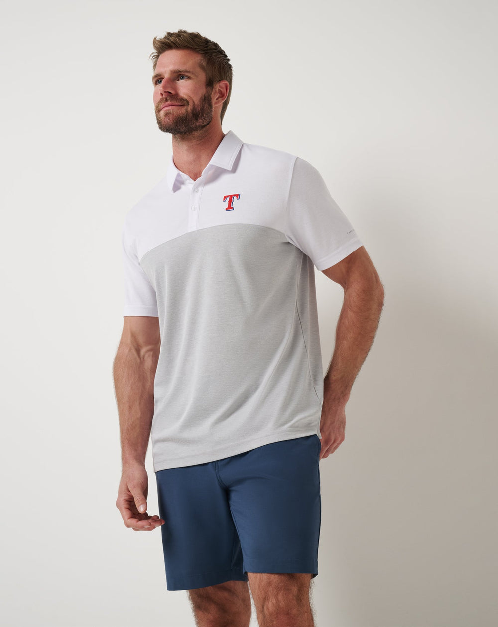 Texas Rangers Home Run Leader Polo - Travis Mathew