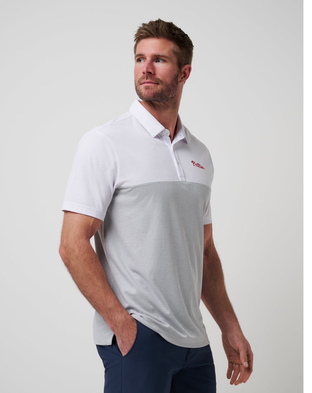 Philadelphia Phillies Home Run Leader Polo - Travis Mathew