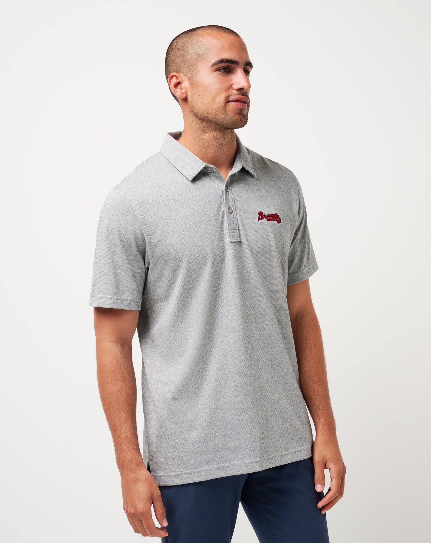 Atlanta Braves The Zinna Polo - Travis Mathew