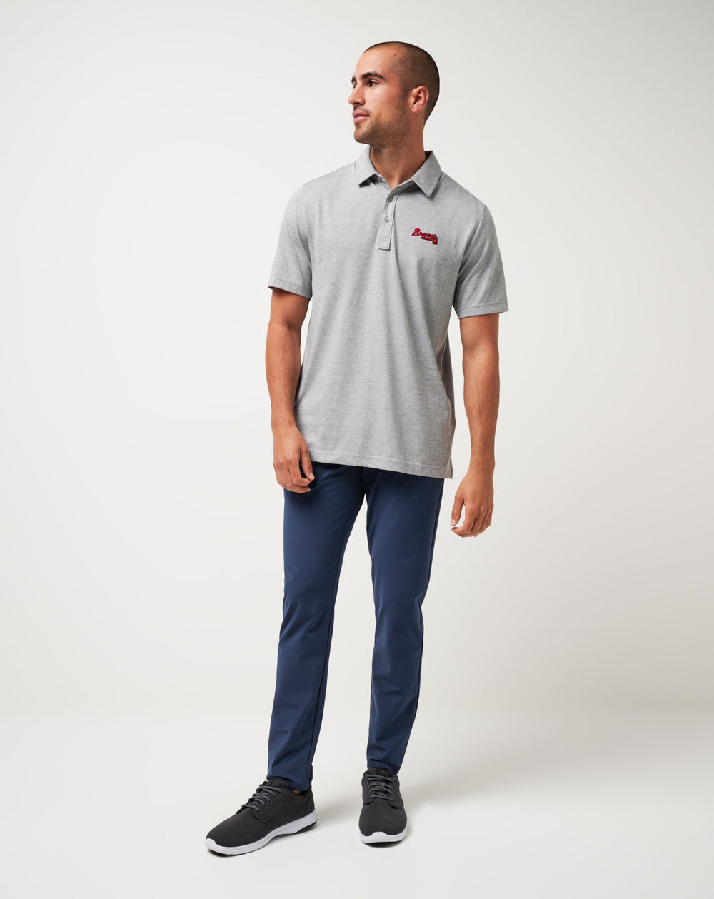 Atlanta Braves The Zinna Polo - Travis Mathew