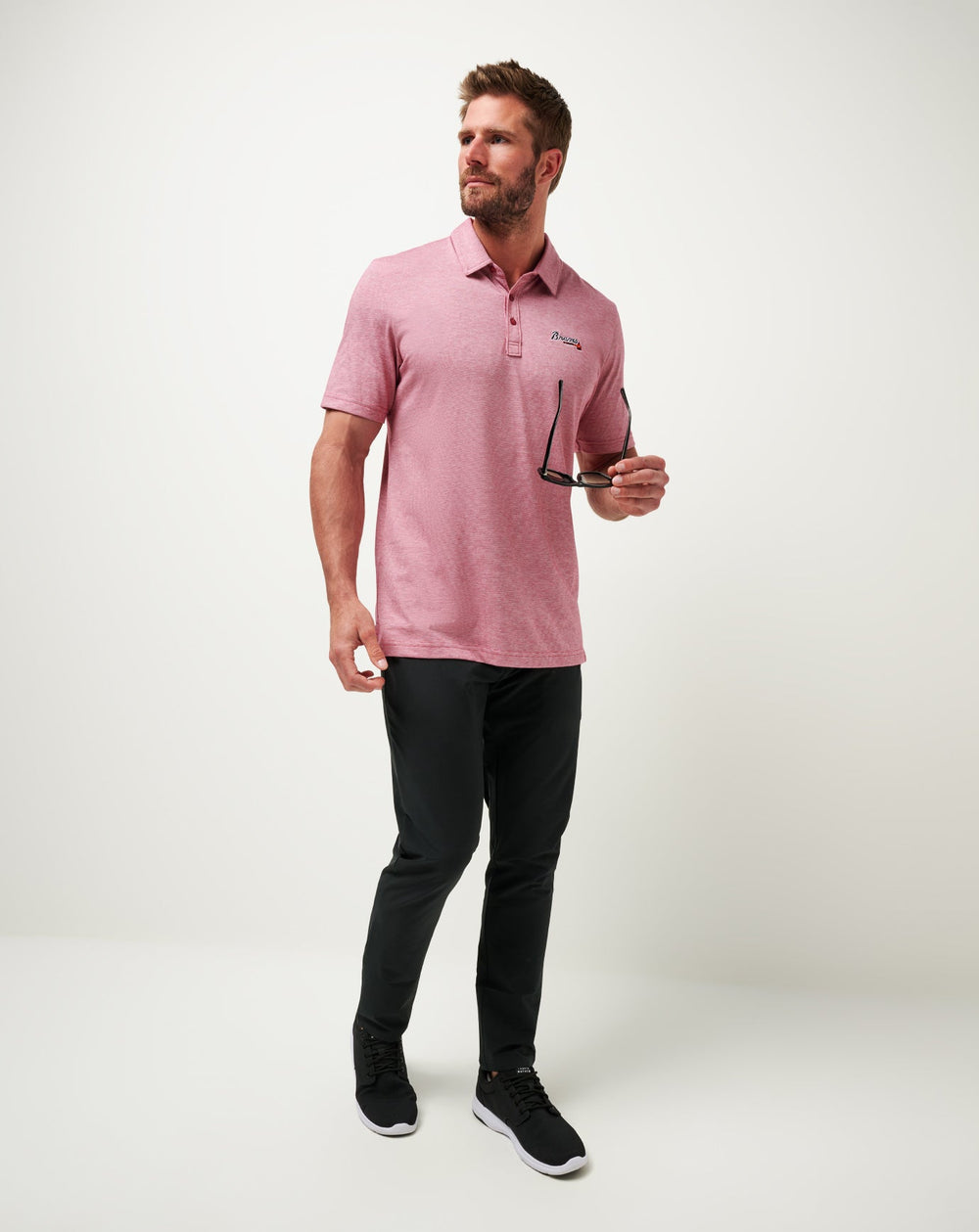 Atlanta Braves The Zinna Polo - Travis Mathew