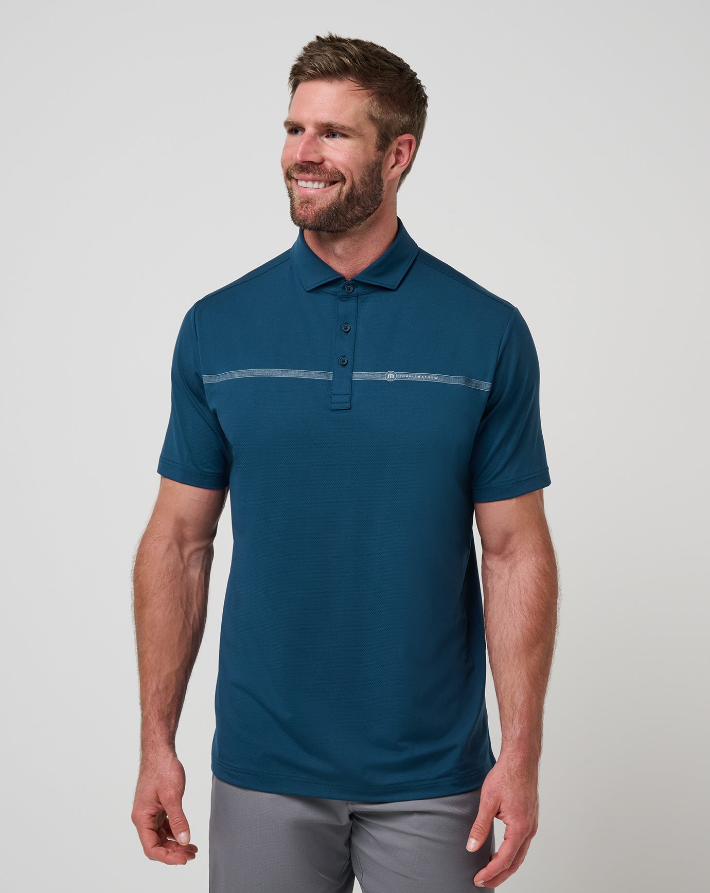 Heater Pro Chest Stripe Polo - Travis Mathew