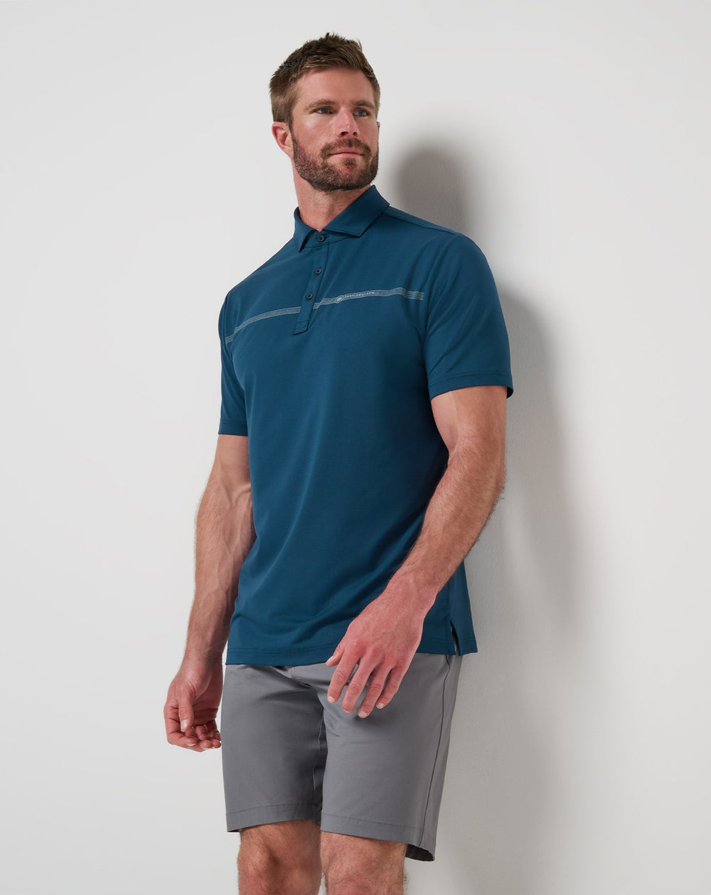 Heater Pro Chest Stripe Polo - Travis Mathew