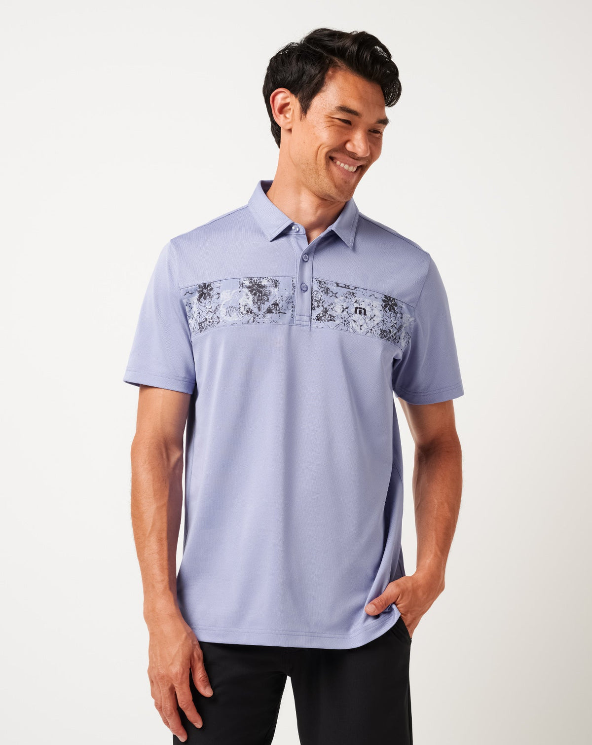 Good Good Chest Stripe Polo - Travis Mathew
