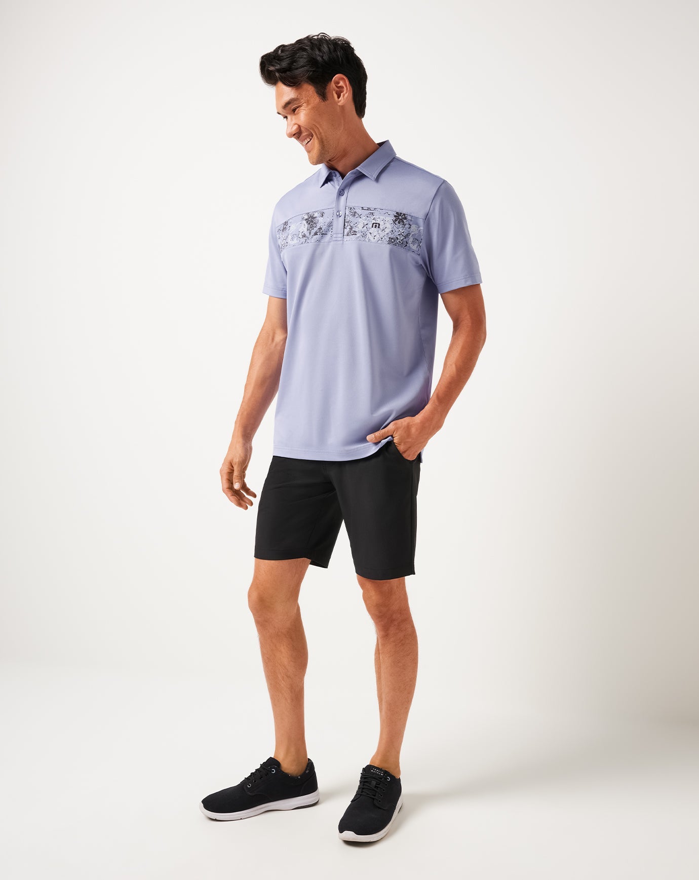 Good Good Chest Stripe Polo - Travis Mathew