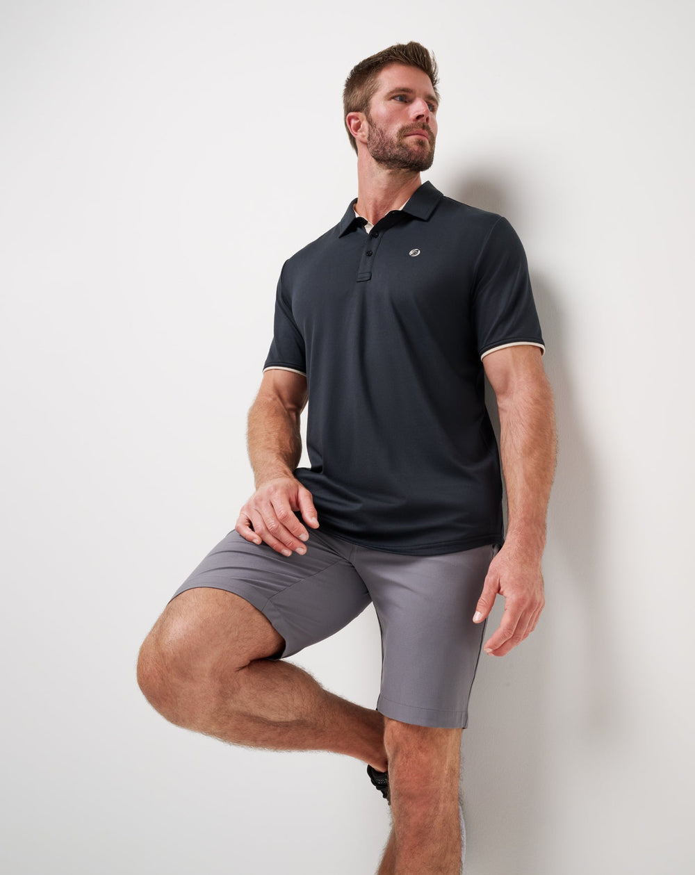 Featherweight On The Grind Polo - Travis Mathew