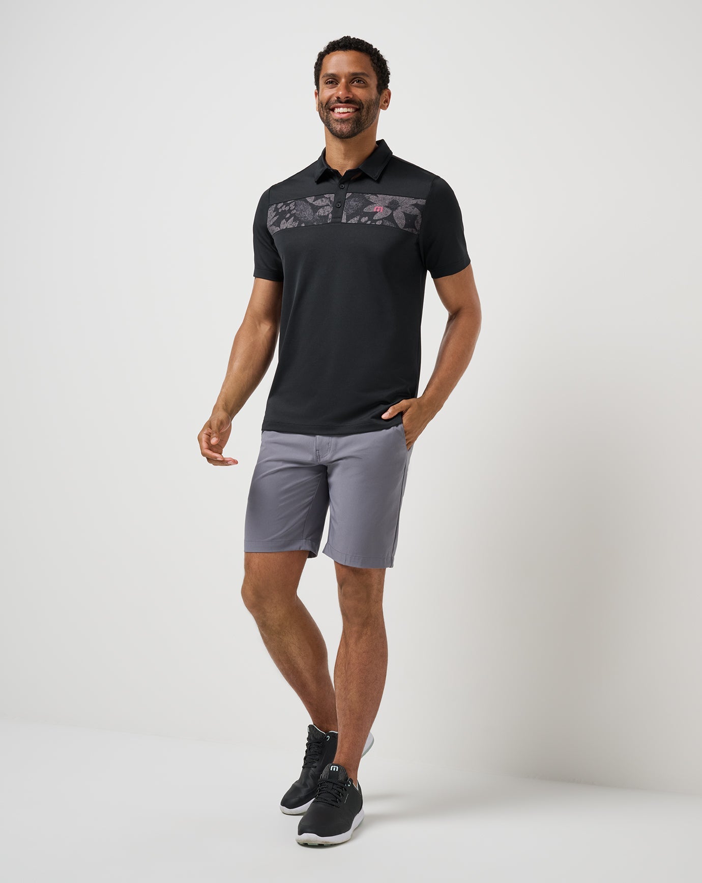 Good Good Chest Stripe Polo - Travis Mathew