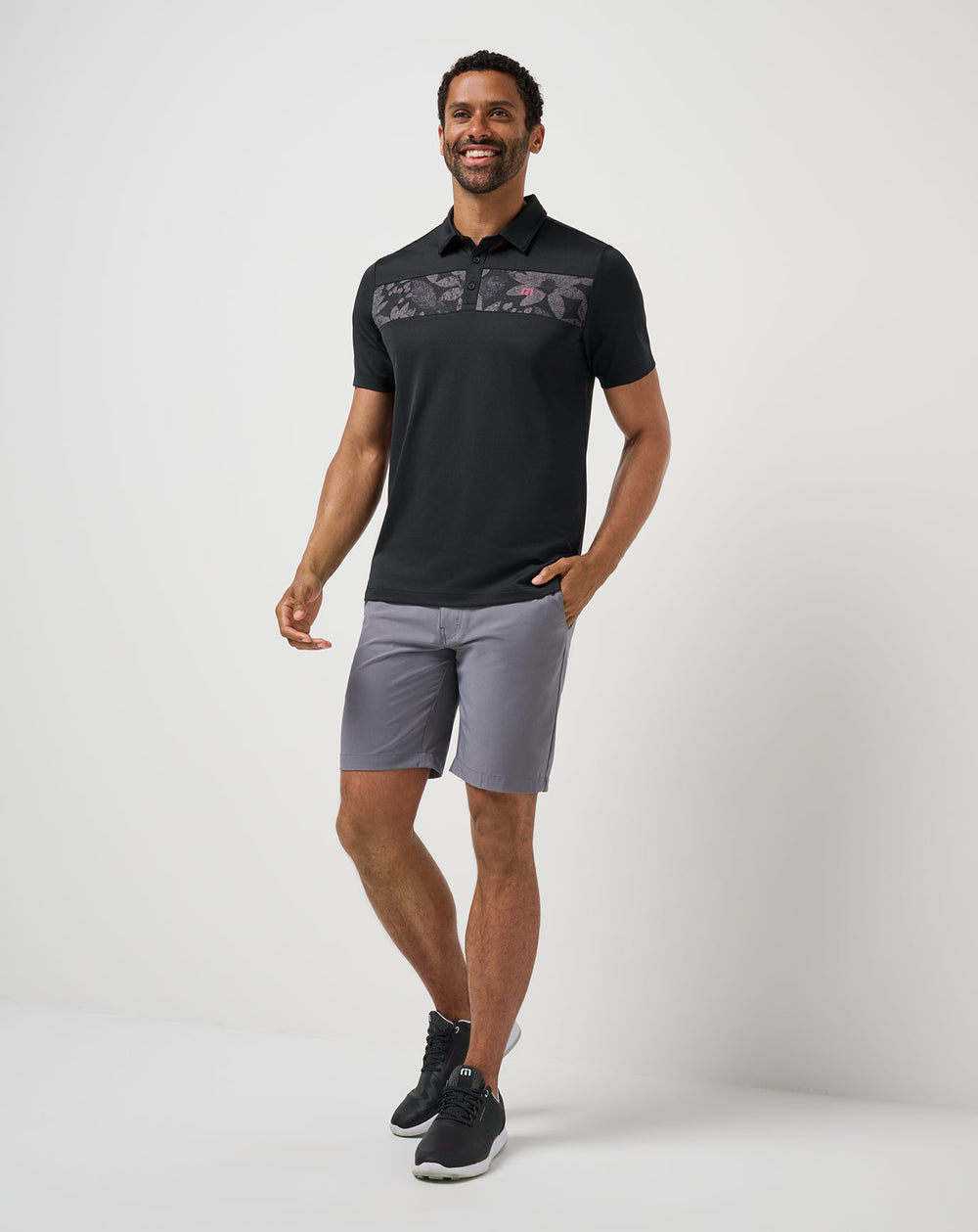 Good Good Chest Stripe Polo - Travis Mathew