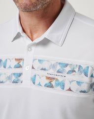 Good Good Chest Stripe Polo - Travis Mathew