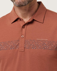 The Heater Chest Stripe Polo - Travis Mathew