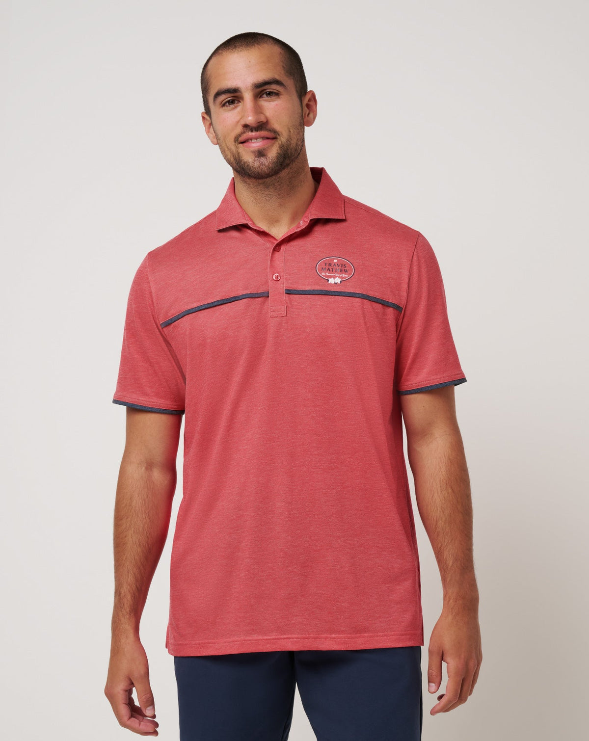 Featherweight Our Favorite Time Of Year Polo - Travis Mathew