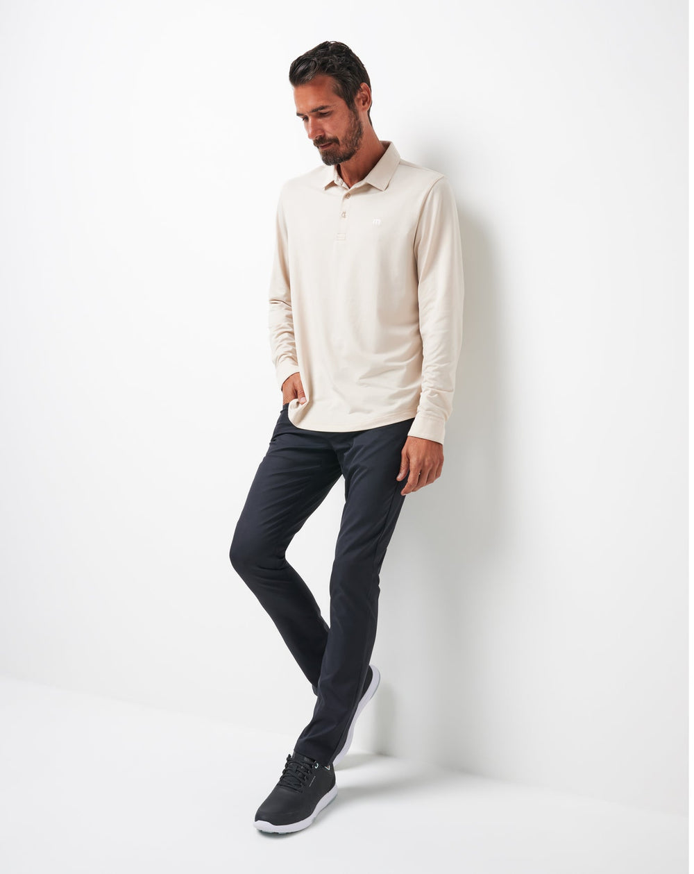 Featherweight Long Sleeve Polo - Travis Mathew
