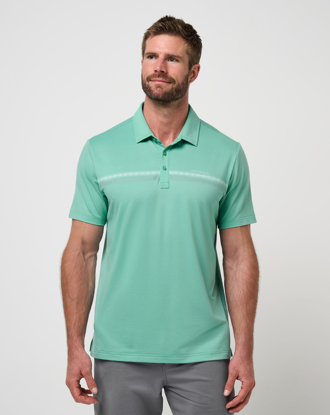 Featherweight Chest Stripe Polo - Travis Mathew