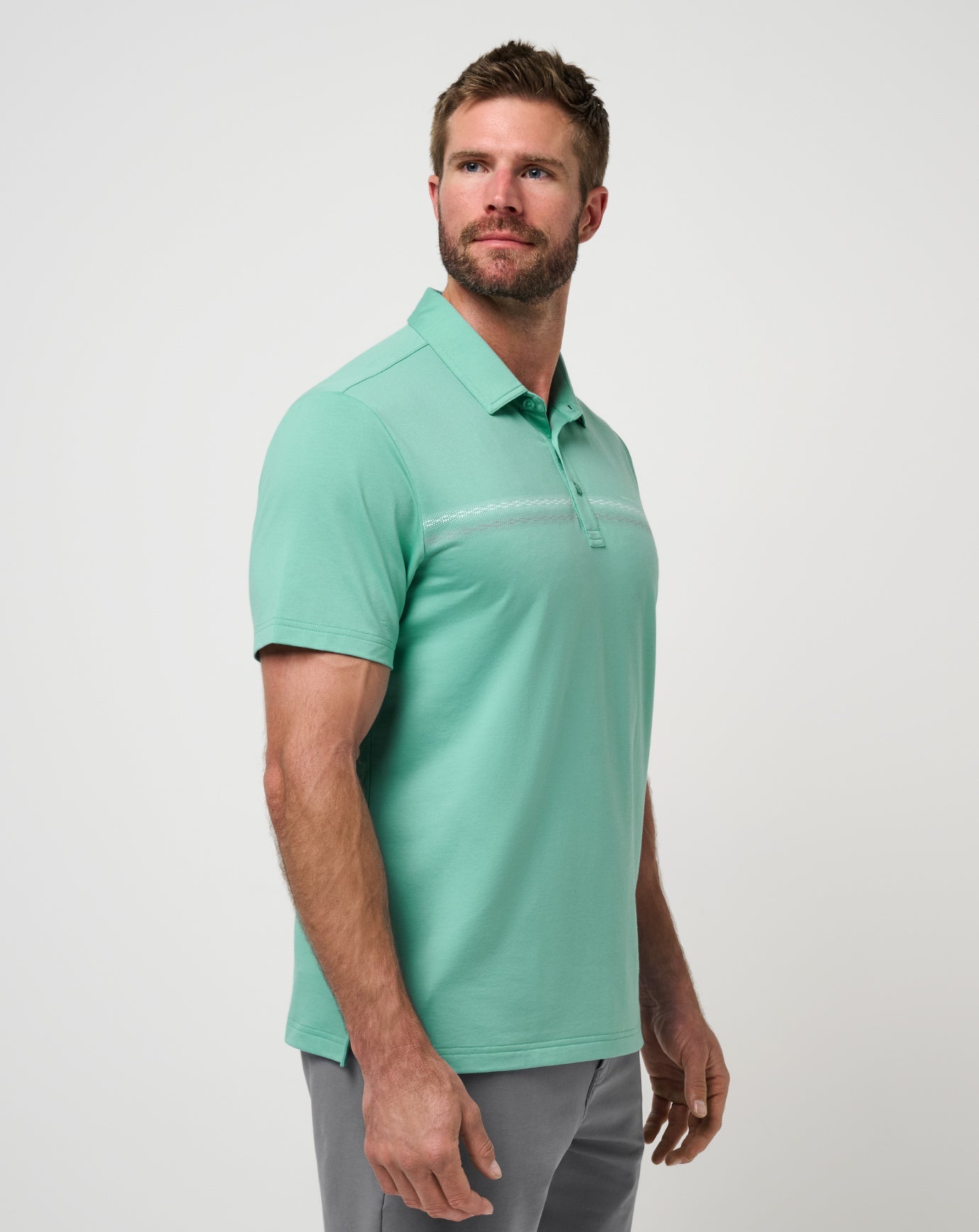 Featherweight Chest Stripe Polo - Travis Mathew