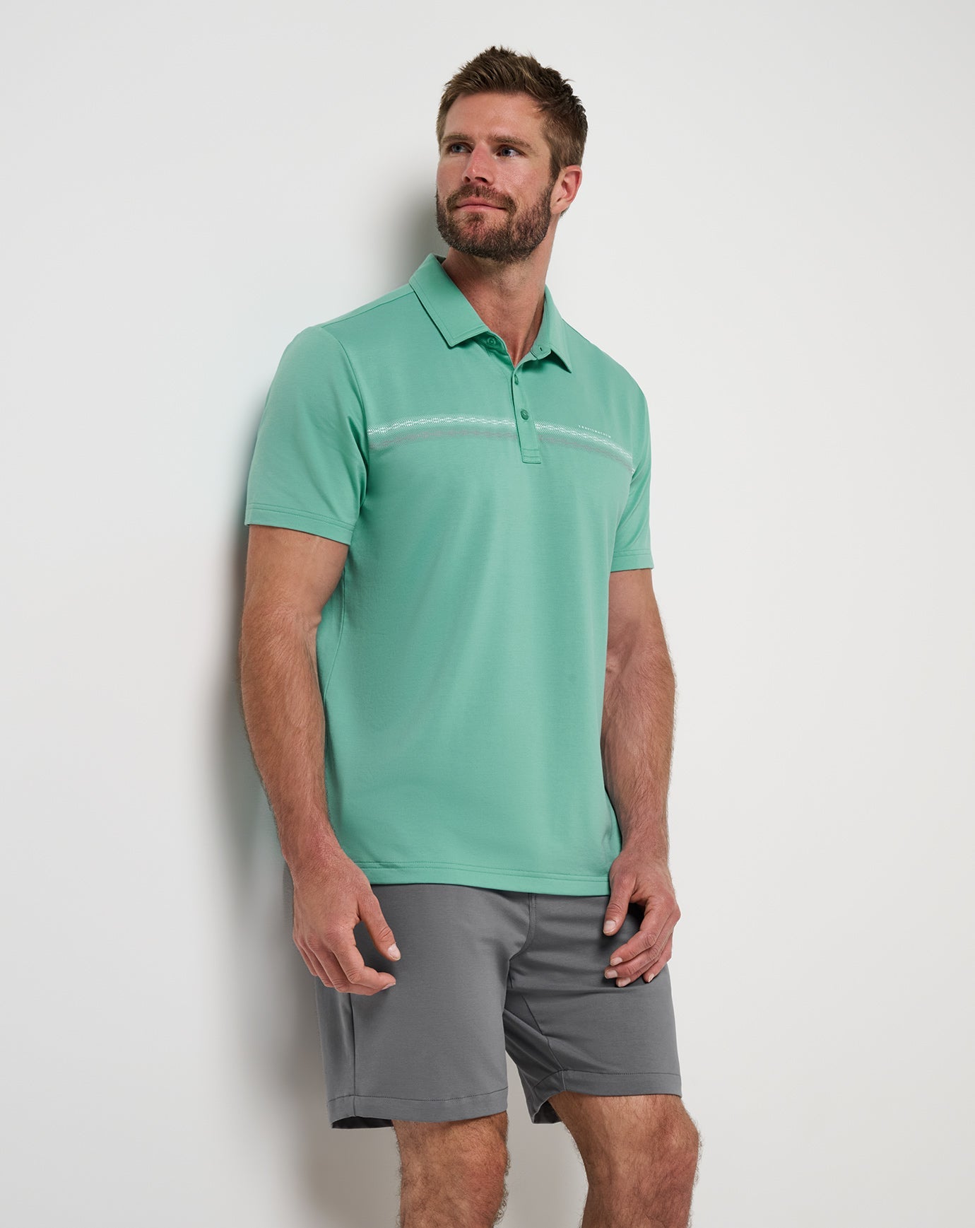 Featherweight Chest Stripe Polo - Travis Mathew