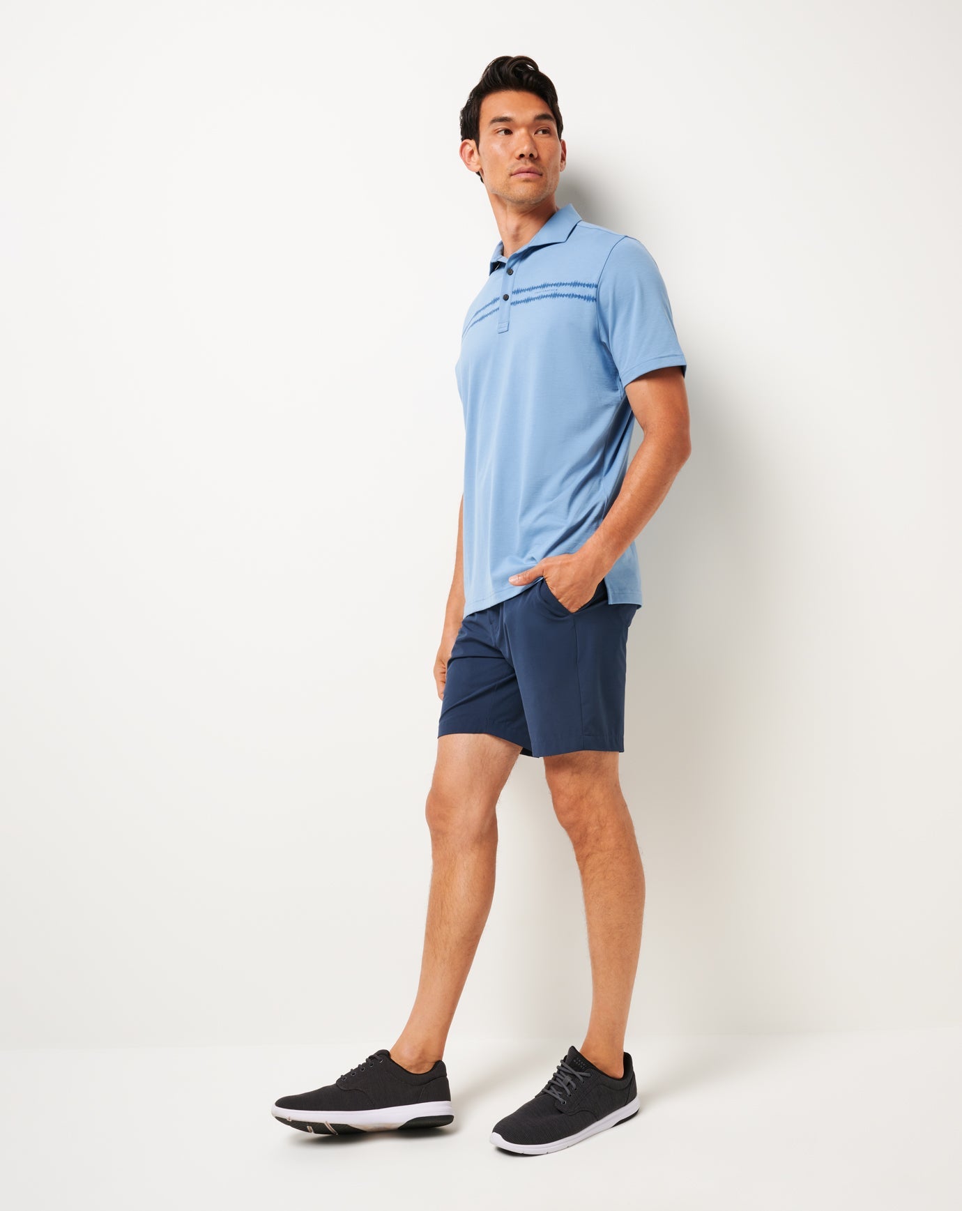 Sunbeam Chest Stripe Polo - Travis Mathew