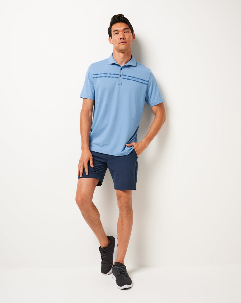 Sunbeam Chest Stripe Polo - Travis Mathew