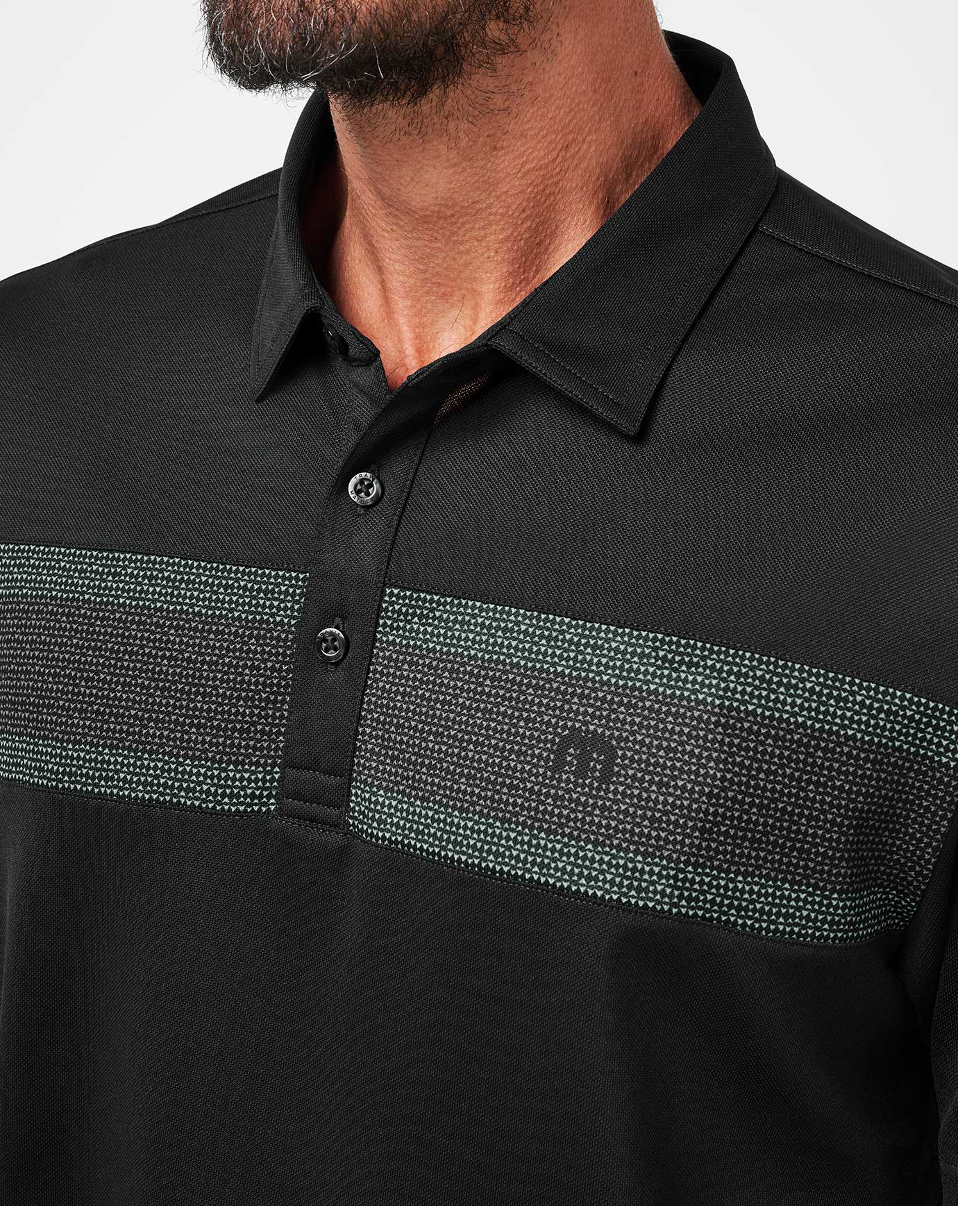 Good Good Chest Stripe Polo - Travis Mathew