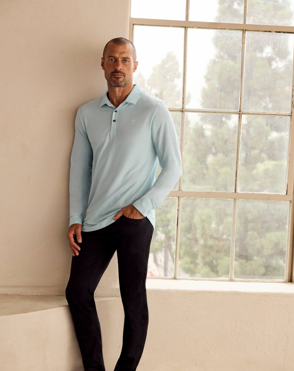 Featherweight Long Sleeve Polo - Travis Mathew