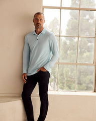 Featherweight Long Sleeve Polo - Travis Mathew