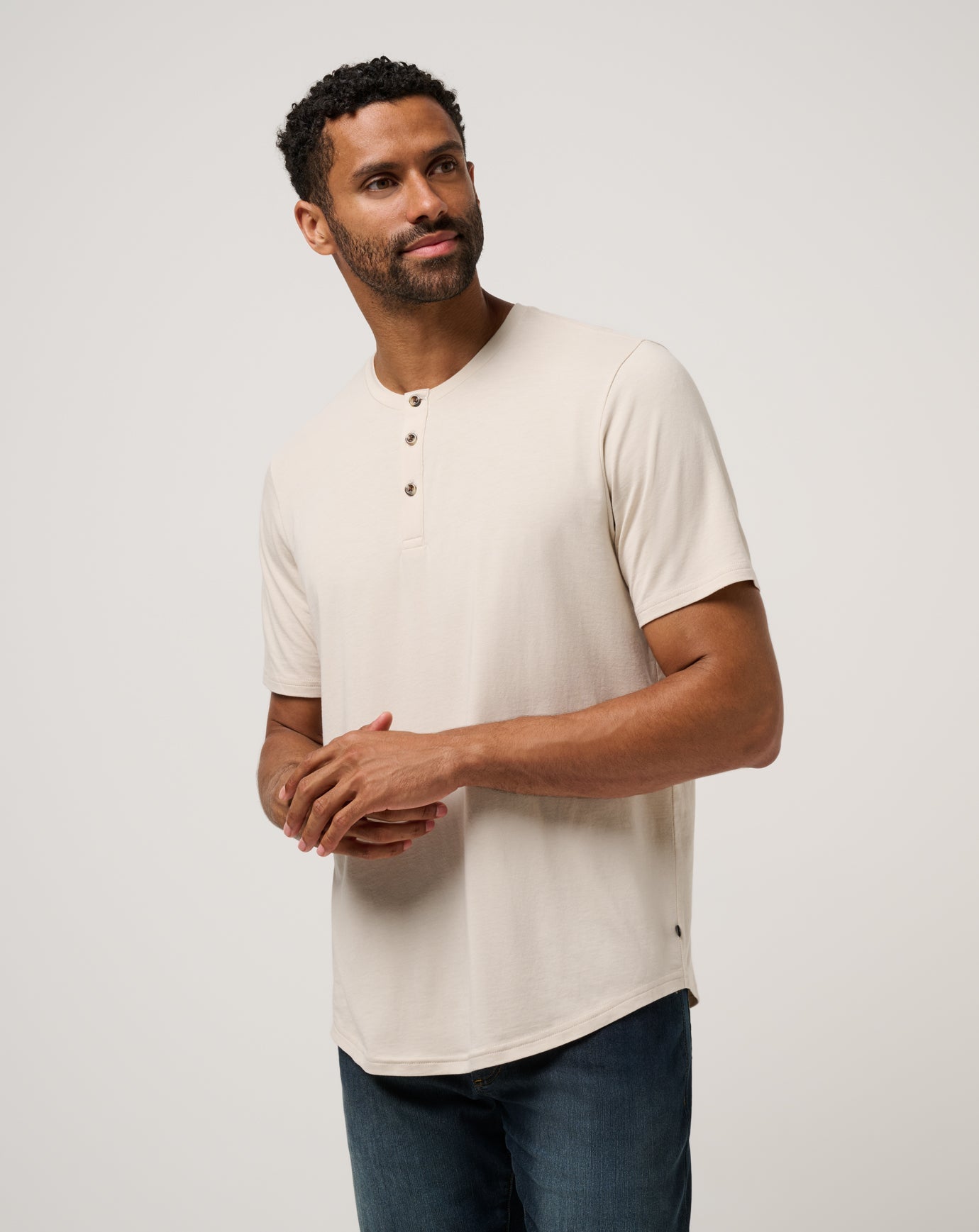 Cloud Henley Tee - Travis Mathew