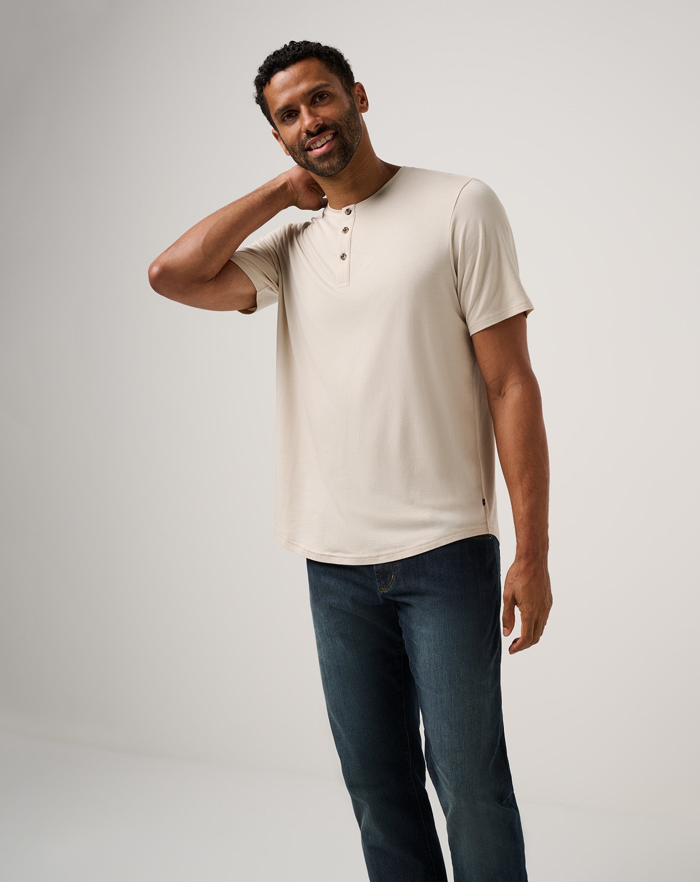 Cloud Henley Tee - Travis Mathew