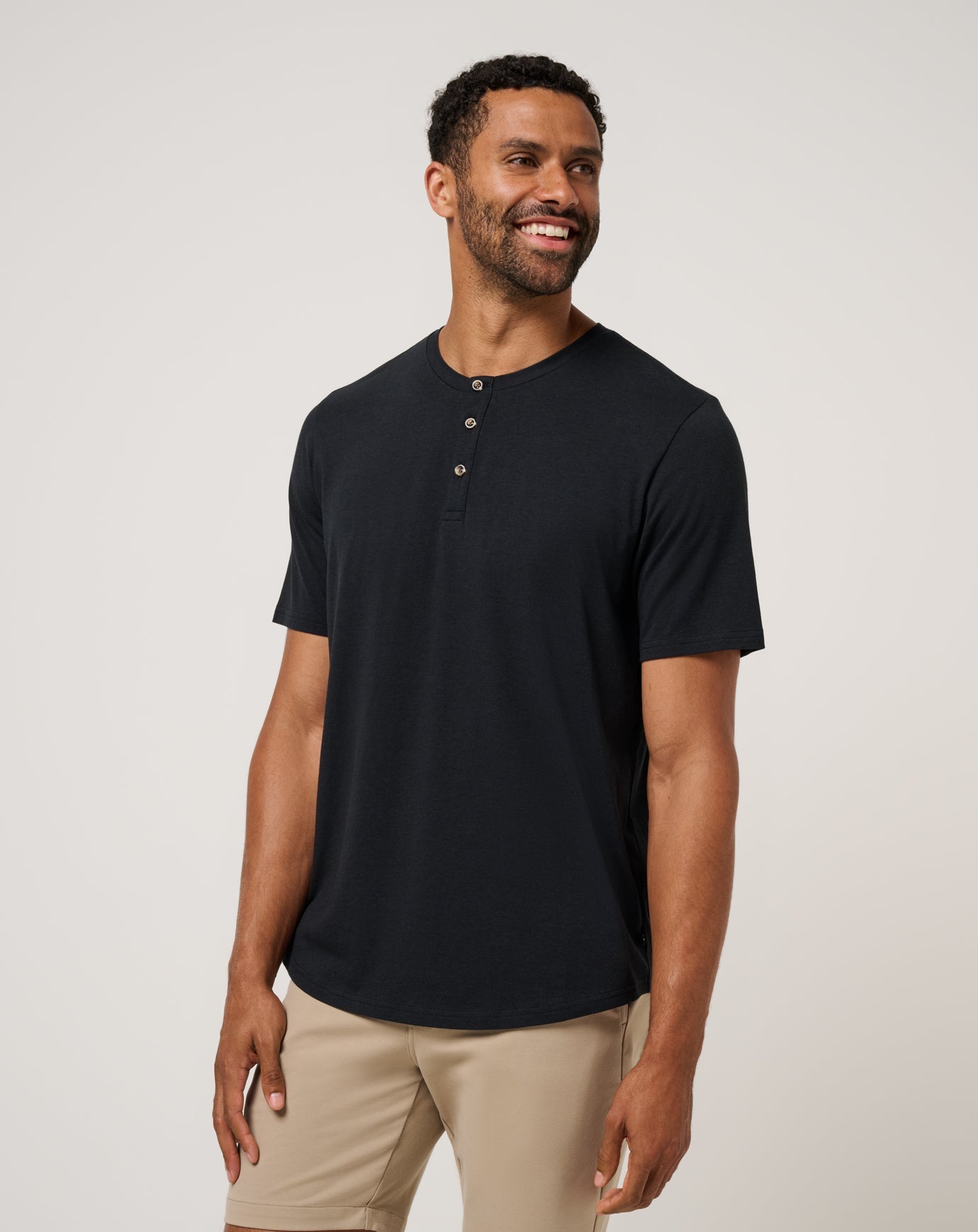 Cloud Henley Tee - Travis Mathew